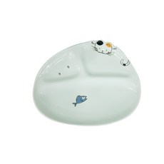 폴스카 타지미키즈 3칸나눔식판, 고양이, 1개