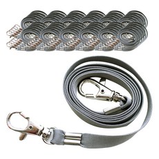 붕어고리 슬링 명찰줄 9mm, 회색, 100개