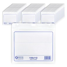 Ongdalsaem 大型名牌 橫式塑膠套 144 x 112 mm, 混合顏色, 100入