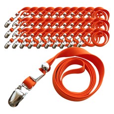 頸掛式吊繩識別證帶 9mm, 橘色, 100入