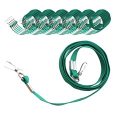 양고리 슬링 명찰줄 9mm, 녹색, 100개