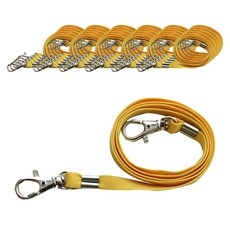 붕어고리 슬링 명찰줄 9mm, 노랑색, 100개