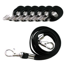 붕어고리 슬링 명찰줄 9mm, 검정색, 100개