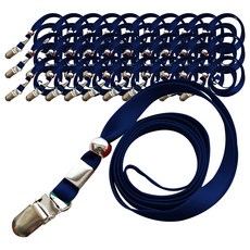 頸掛式吊繩識別證帶 9mm, 深藍色, 100入