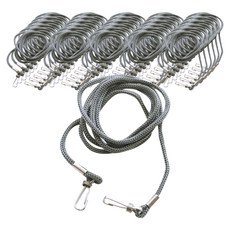 양줄고리 명찰줄 3mm, 회색, 200개