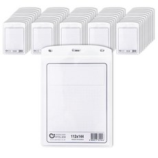 直式塑膠名牌套 112*144cm, 混色, 100件