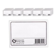 Ongdalsaem 韓國產壓克力名牌 中 90 x 62 mm, 混合顏色, 100入