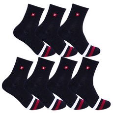 SWISS MILITARY 男性用中筒襪7雙 SM-49