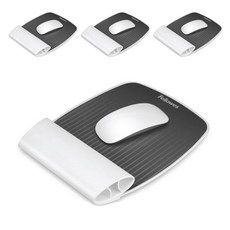 Fellowes 斐樂 I-Spire Rocking 滑鼠墊, 白色, 4個