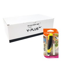 Y PLUS+ 按壓式橡皮擦+替換橡皮擦條 EX1105, 隨機發貨, 12套