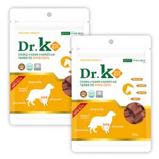 닥터케이 강아지 프리미엄 건강간식, 제주도산 말고기, 100g, 2개
