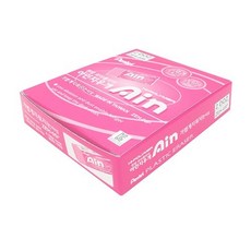 Pentel 飛龍文具 Hi-Polymer Ain 橡皮擦 彩色版 ZEH-05P, 粉紅色, 24入