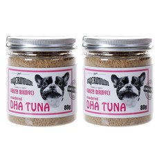 SUJEROMAN 3개월이후 반려동물 파우더 간식, 참치, 80g, 2개