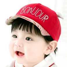 DRESSHOUSE 孩童文字刺繡鴨舌帽