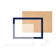 belif 框架豪華珠寶十字繡木框架 20 x 25cm, 藍色, 1組