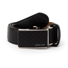 NICOLE LENIC 男士皮革自動扣紳士高爾夫腰帶, N602 經典款