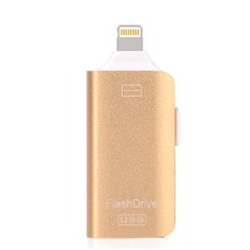 테크맨 플루트 OTG USB 3.0 골드, 8GB, 1개