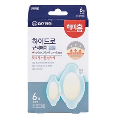 해피홈 하이드로 규격패치 멸균밴드 혼합형, 6개입, 1개