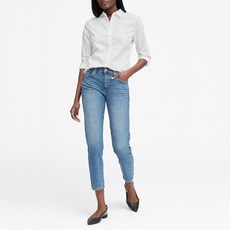 바나나리퍼블릭 여성용 레일리 테일러 핏 폴카 도트 셔츠