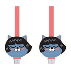 카카오프렌즈 5핀 USB 충전케이블 1m, 2개