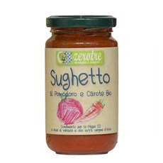 zerotre 番茄胡蘿蔔義大利麵醬, 180克, 1個