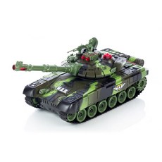 워탱크 WAR TANK 9993 대전모드 무선 RC탱크, 그린, 1개