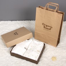 Organic Boom 女孩童蜜蜂內衣 2入+購物袋