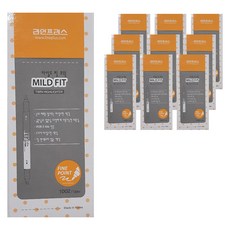 LINEPLUS 雙頭螢光筆組, 橘子, 10片