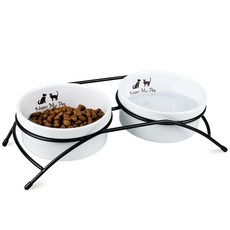 BABOSARANG 寵物陶瓷餐具 2入, 1組