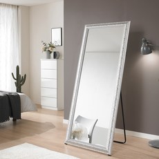 미소아이 임페리얼 대형 와이드 거치식 전신거울, 실버