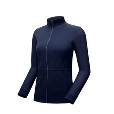 PRO WORLD CUP 女款素色拉鍊外套 Q119-4405-1NV