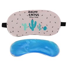 Easy Warm CACRUS涼感眼罩 咖啡, 1件, 1個