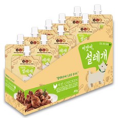 헬로도기 반려동물 설레개 짜먹는 간식, 치킨맛, 85g, 10개