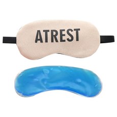 Easy Warm英式冰涼眼罩 米色, 1件, 1個