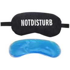 Easy Warm英式冰涼眼罩 黑色, 1件, 1個