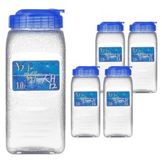 Bosung 清泉水瓶 5p, 混色, 1L