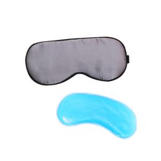 Easy Warm Simple 喜歡的冰眼膜 灰色, 1件, 1個