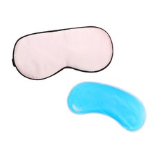 EASY WARM 簡約款冰敷眼罩 粉紅色, 1入, 1個