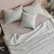 SHEZ HOME 格紋棉質莫代爾寢具組