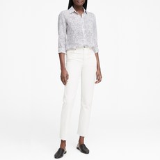 바나나리퍼블릭 여성용 쁘띠 딜런 클래식 핏 플로럴 셔츠