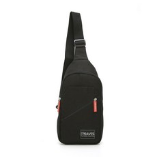 I'PRAVES 防水單肩包 PRAV-7001, 黑色