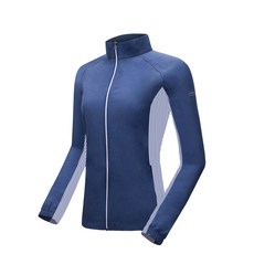 PRO WORLD CUP 女款拼色防風拉鍊外套 Q219-2225-1NV