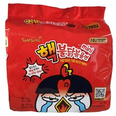 삼양 핵불닭볶음면 미니 80g, 5개