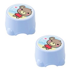 The Zaka可愛動物浴室椅 藍色 S Y217LBBA044, 2件