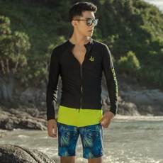 NAYASTYLE 男士 LCDRMSY 瓦倫西亞防曬衣上衣 + 短褲套組