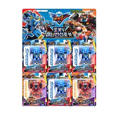 TOBOT V 迷你變形機器人 6件套, 混色
