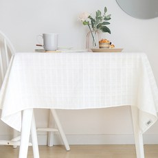 CASA VERDE 民族風桌布, 象牙白, 4人座(130 x 160 cm)