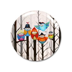 Piblu羊毛圓形托盤, 混色