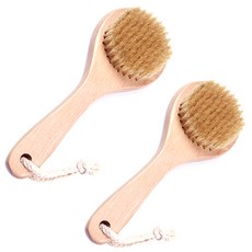 THE ZAKKA 一字型搓背沐浴刷 Y201LBBI041, 混合顏色, 1個, 2入