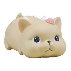 미니띠네 눈 뜬 아기 고양이 저금통, 혼합 색상, 1개